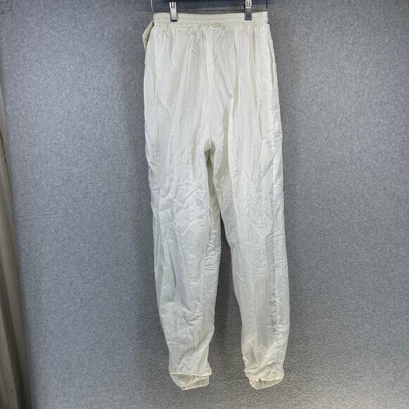 Mureli Pants Womens Size Small Ivory 100% Nylon Pull On Elastic Waist Lined - Picture 2 of 11
